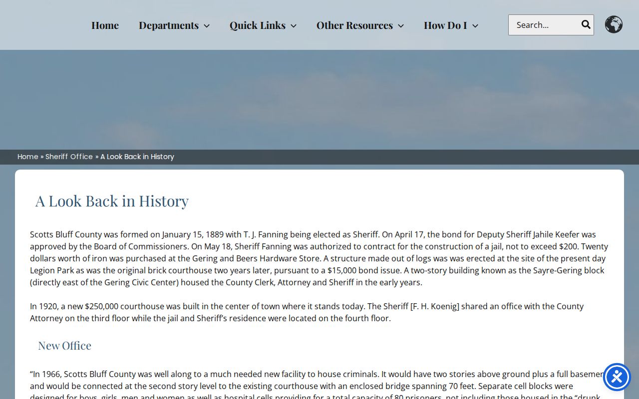 Terrytown court docket courthouse history source for the county court access route